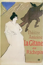 Théâtre Antoine, Die Gitane de Richepin (Plakat), 1900